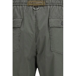 Gray Cotton Cargo Shorts
