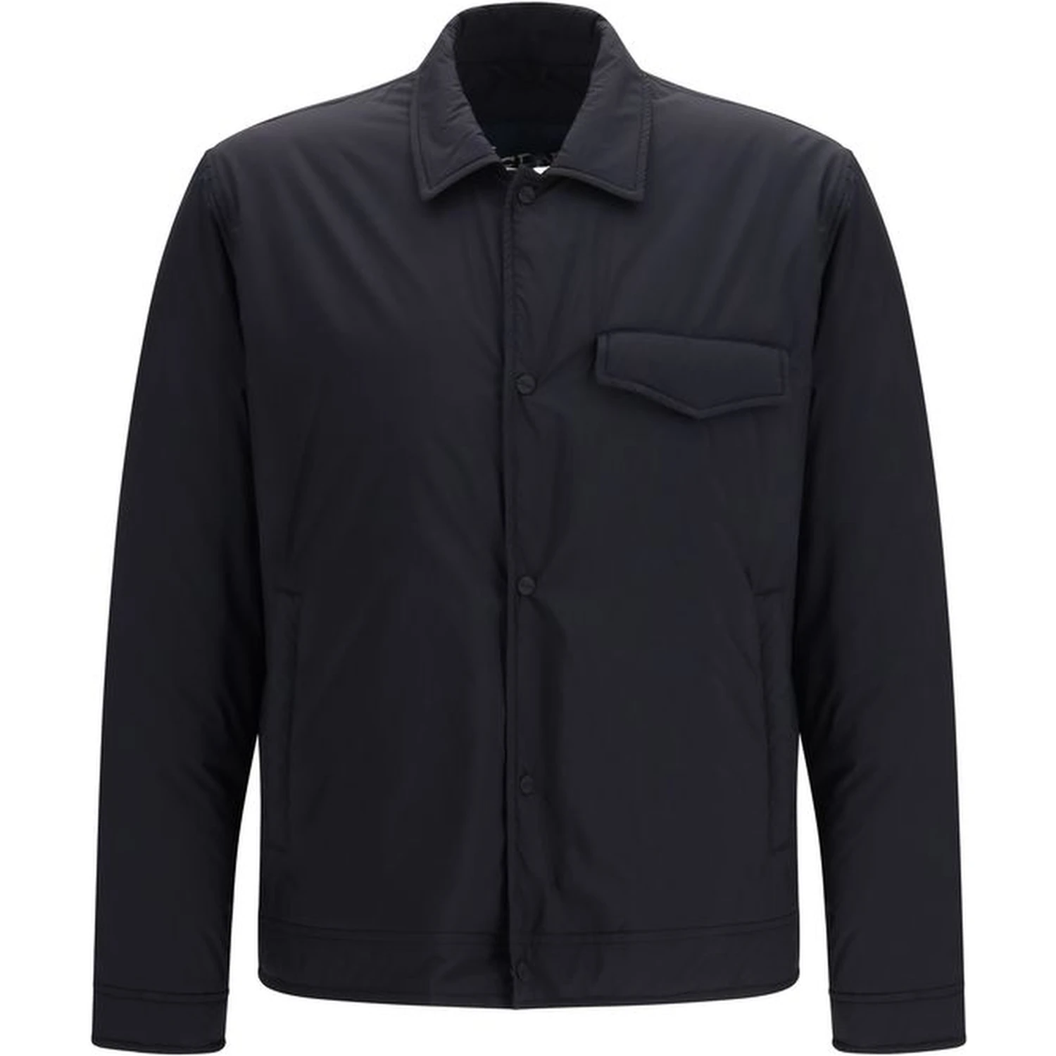 Black Nylon Coat