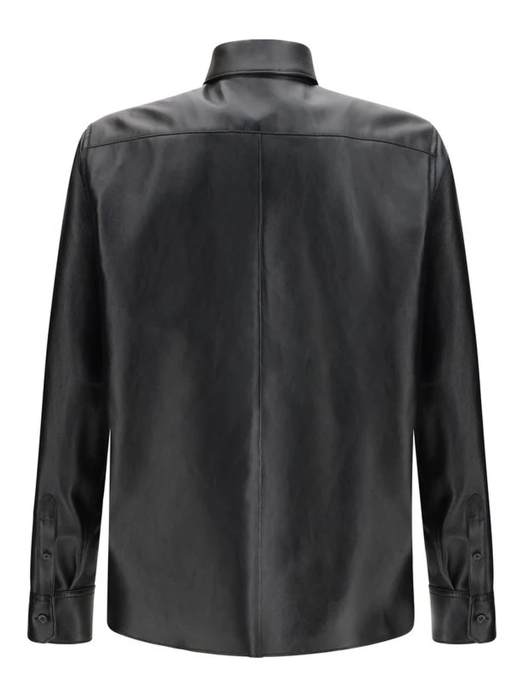 Black Leather Dress Shirt alternative