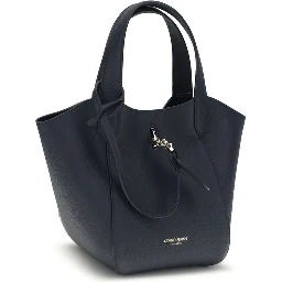 Blue Calf Leather Bos Taurus Handbag