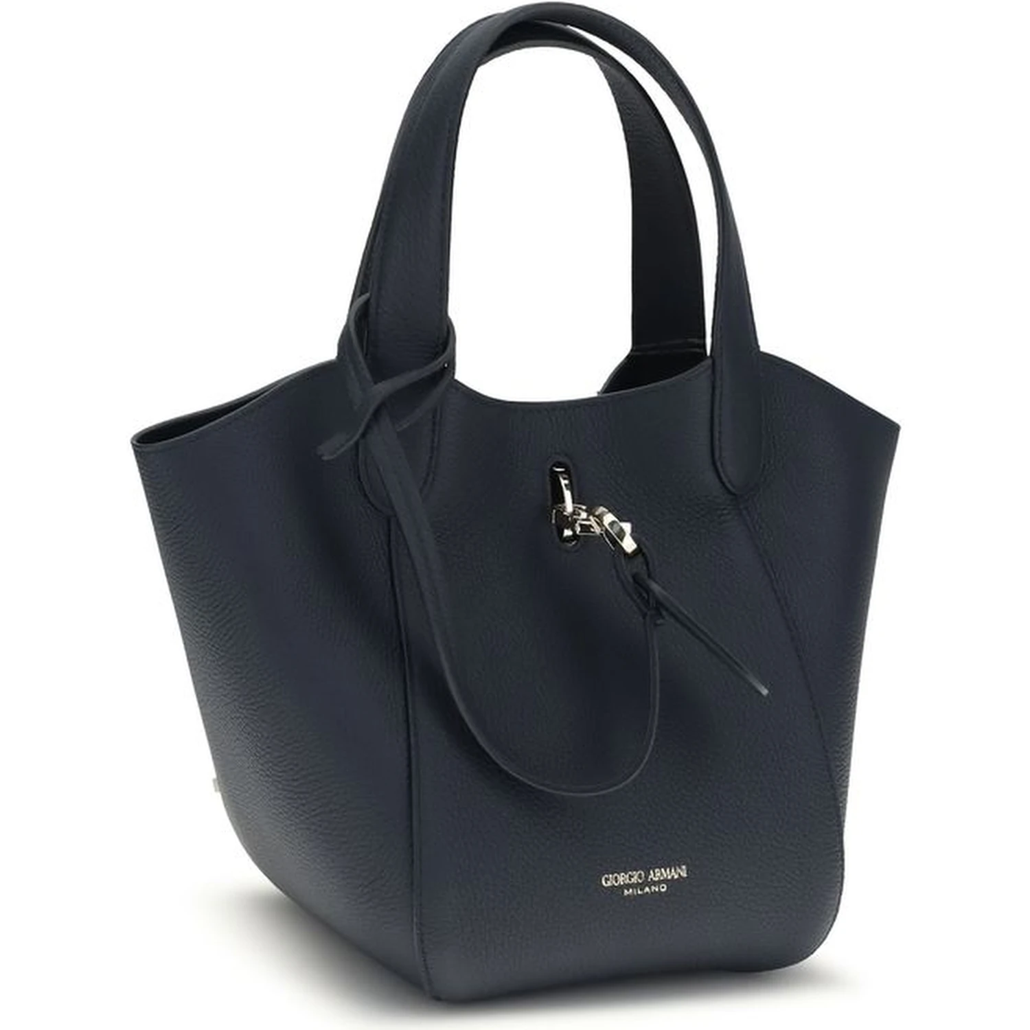 Blue Calf Leather Bos Taurus Handbag