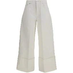White Cotton Jeans Denim
