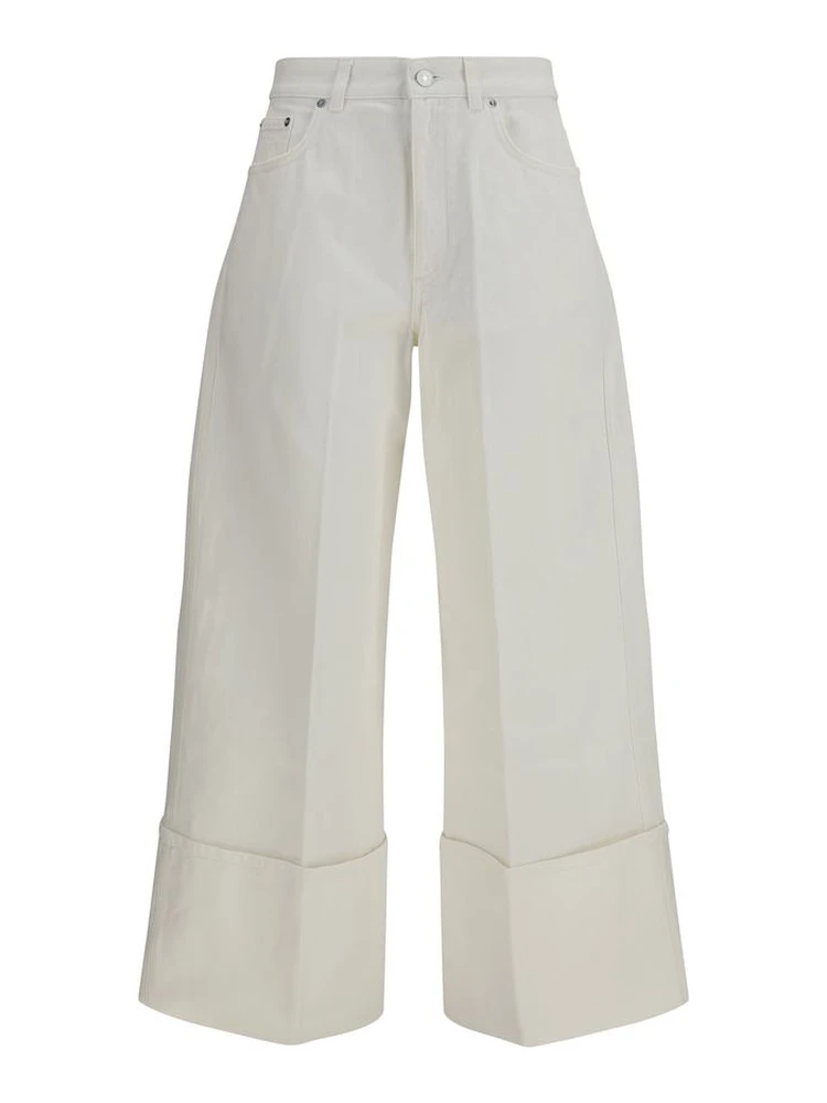 White Cotton Jeans Denim