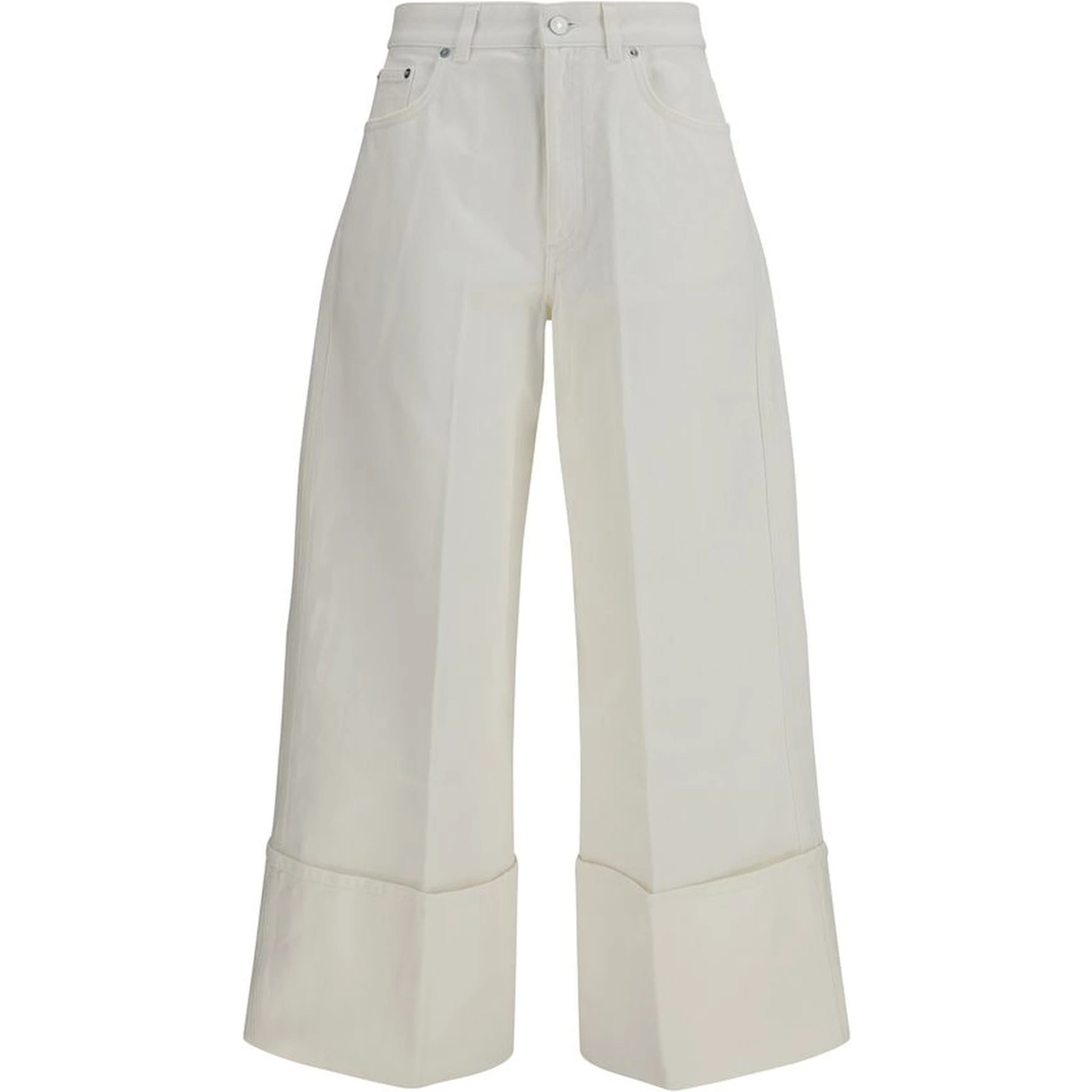 White Cotton Jeans Denim