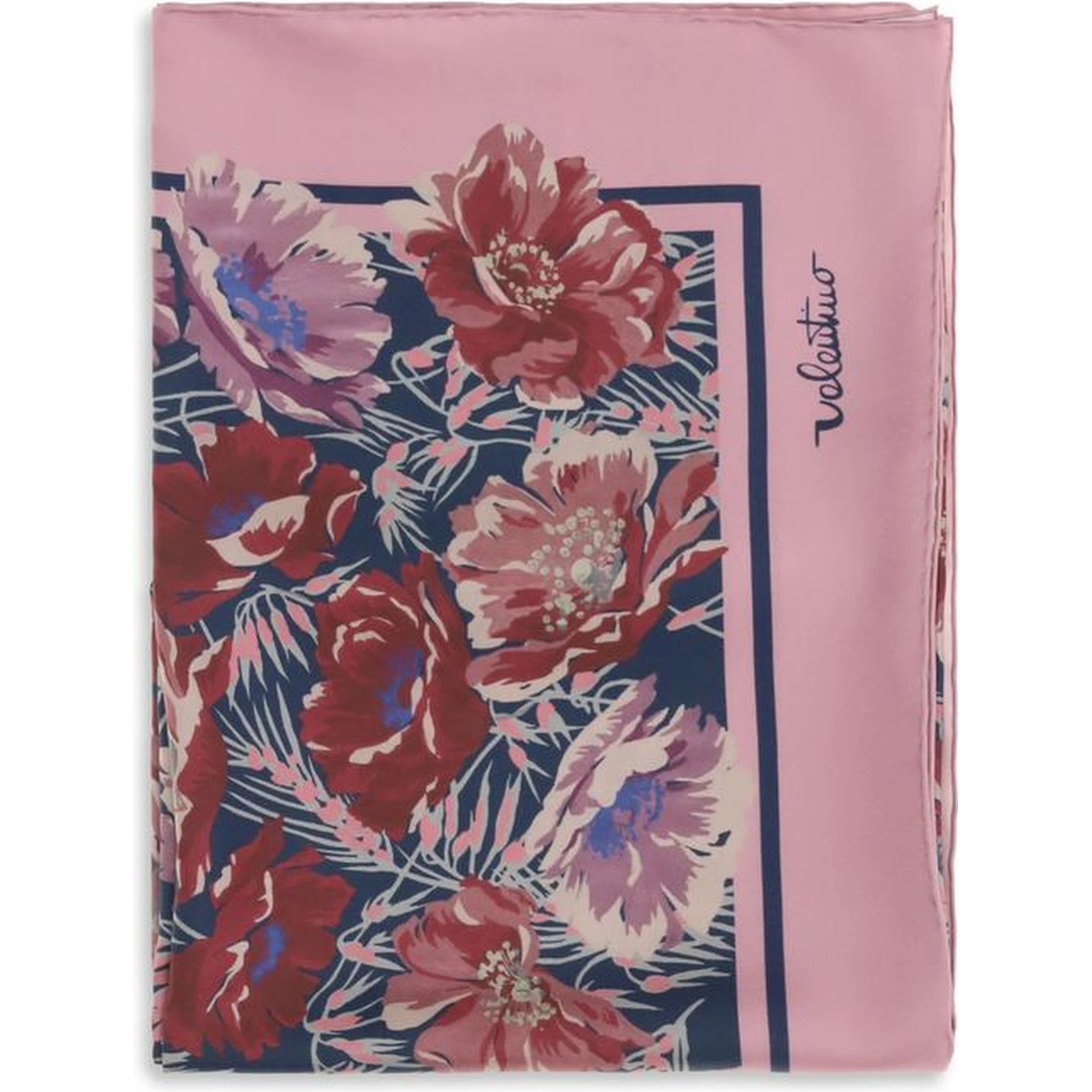 Multicolor Silk Scarf