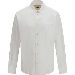 White Cotton Dress Shirt