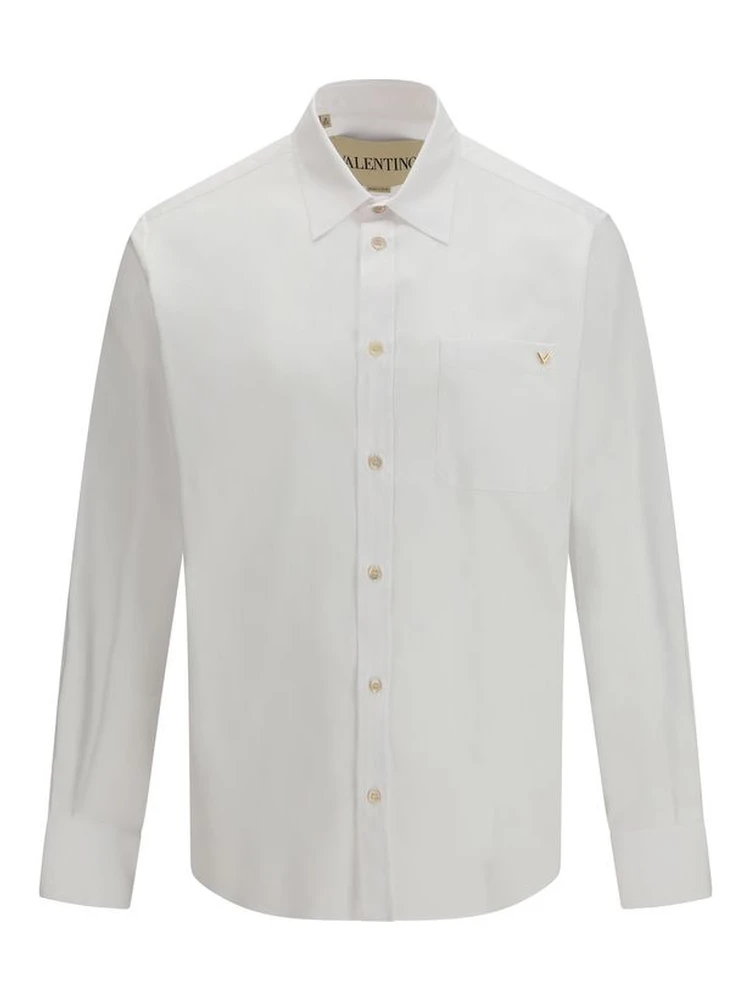 White Cotton Dress Shirt