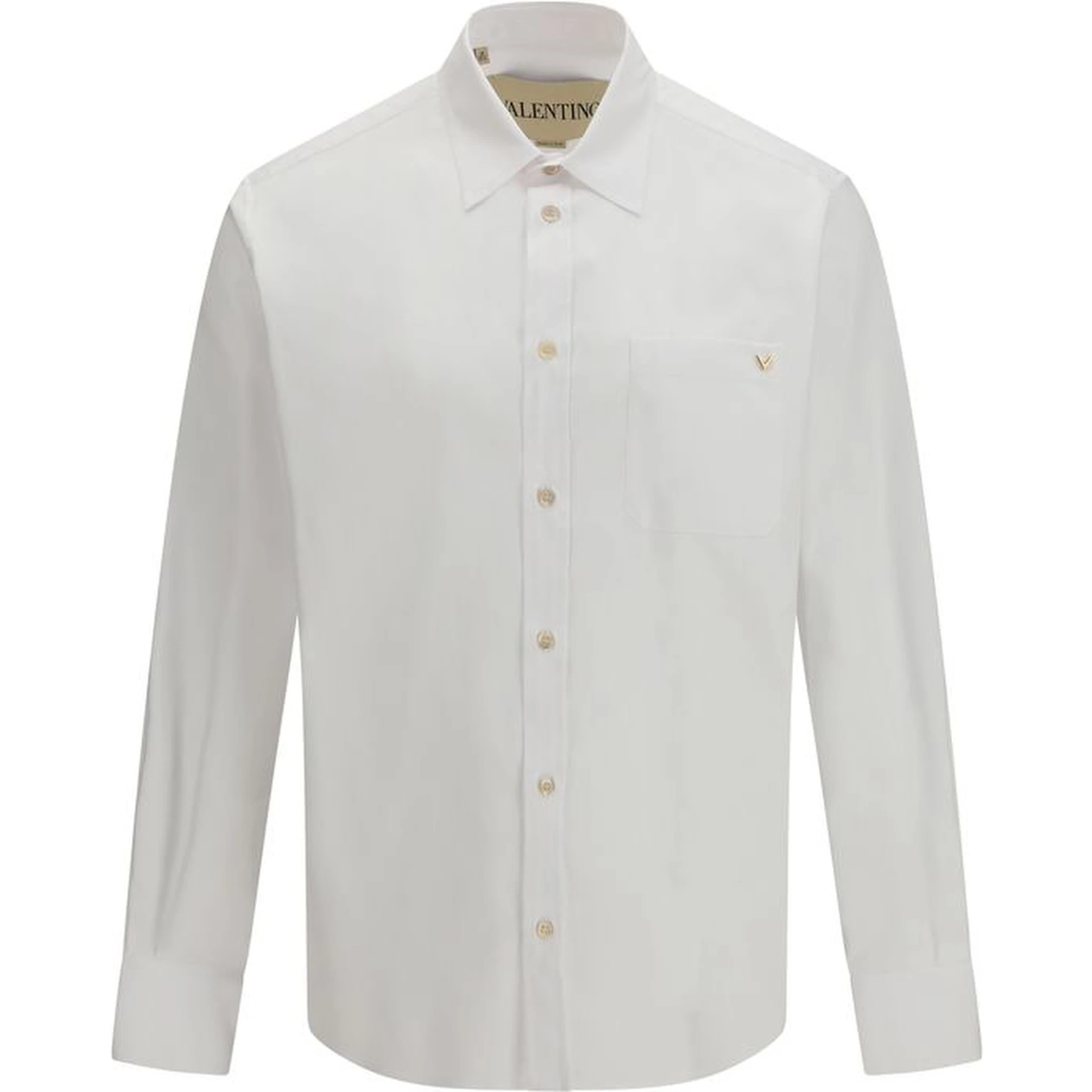 White Cotton Dress Shirt