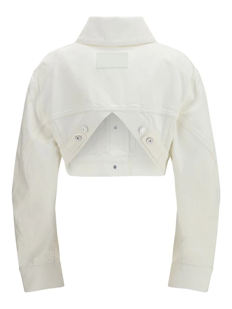 White Cotton Denim Jacket alternative