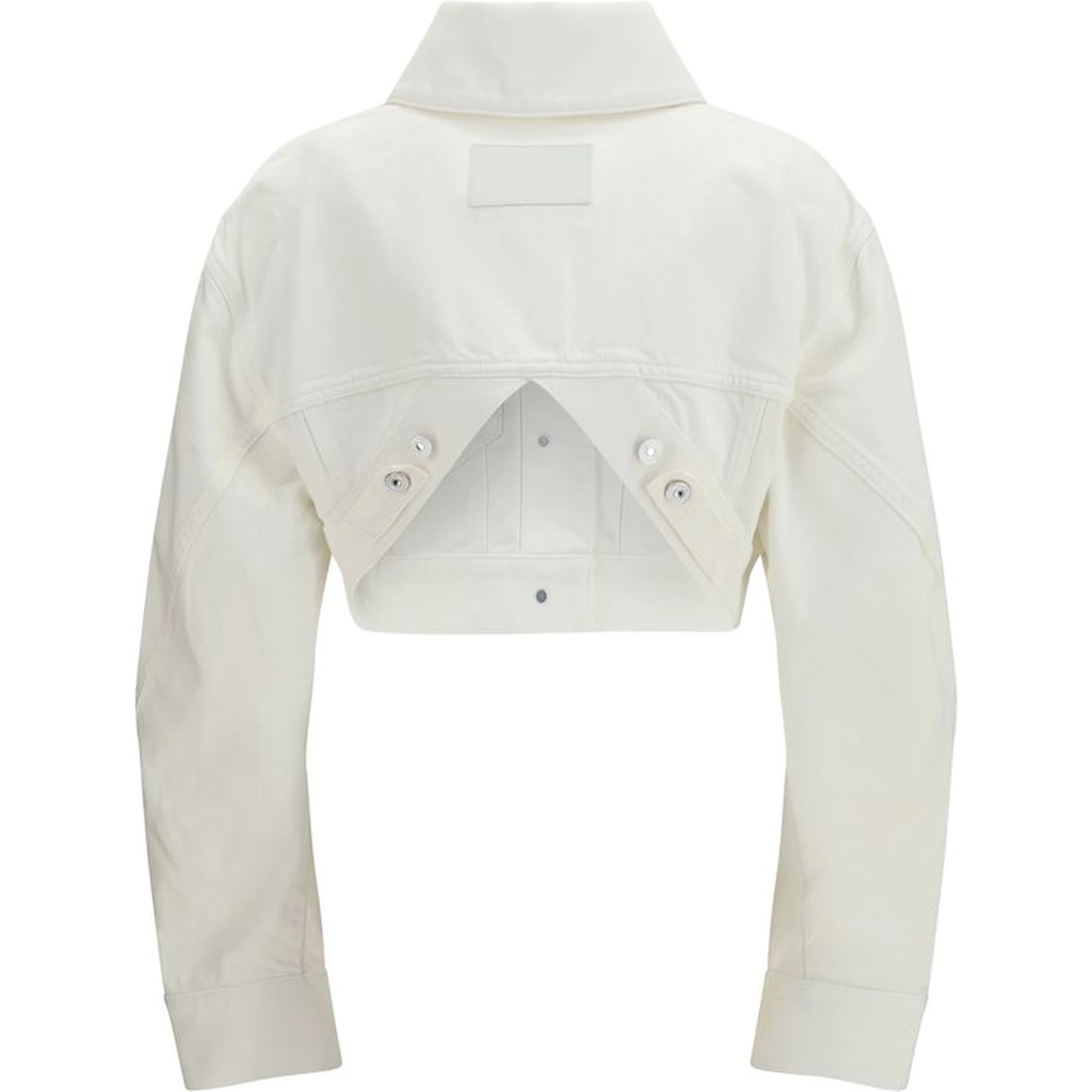 White Cotton Denim Jacket