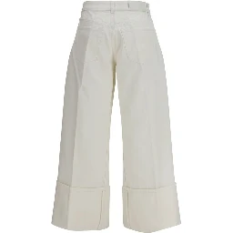 White Cotton Jeans Denim