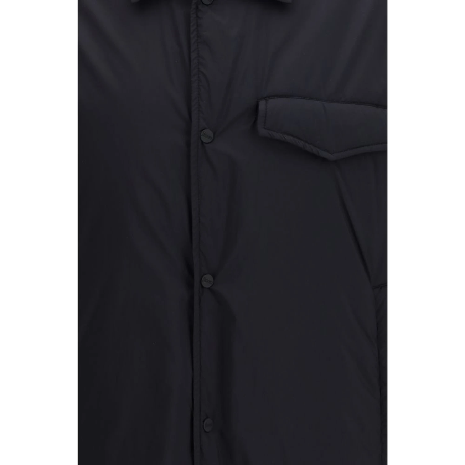 Black Nylon Coat