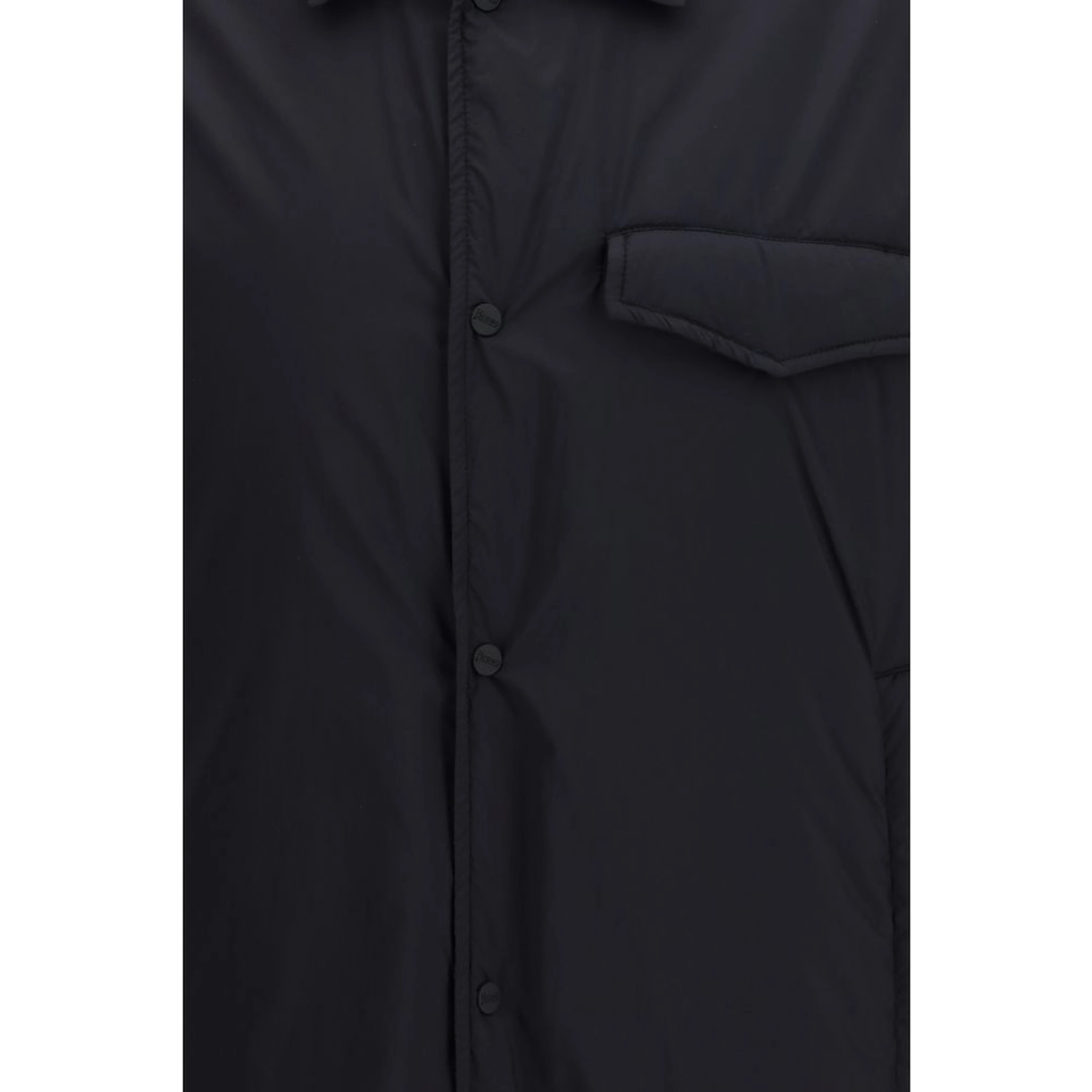 Black Nylon Coat