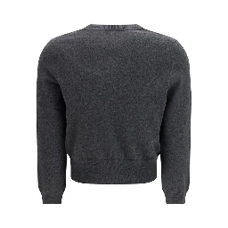 Gray Cotton Cardigan