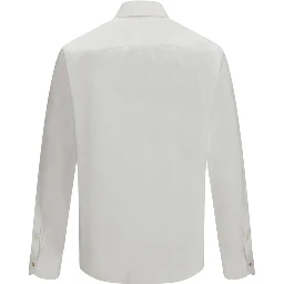 White Cotton Dress Shirt