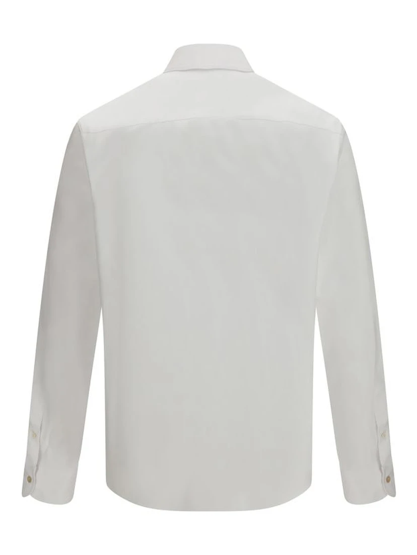 White Cotton Dress Shirt