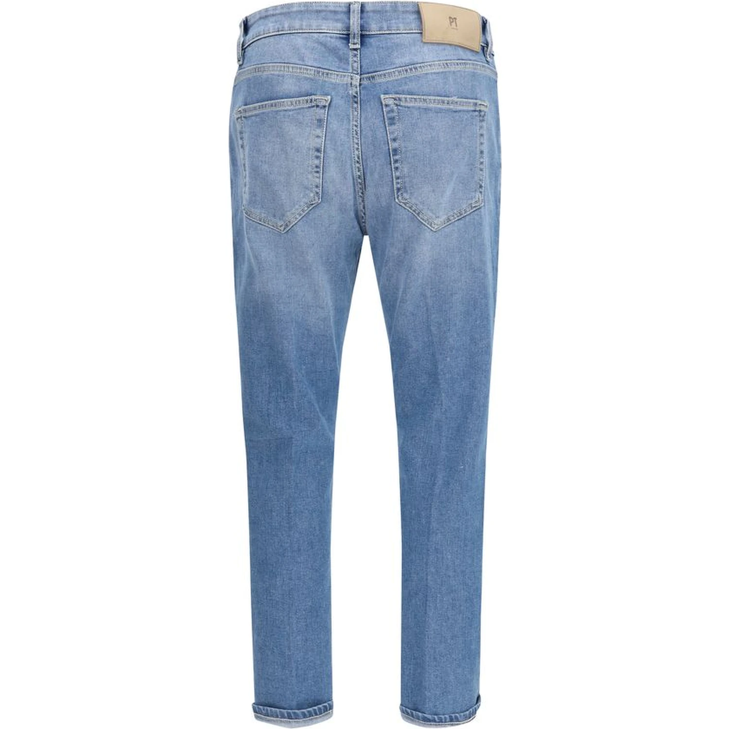 Blue Cotton Slim Fit Jeans