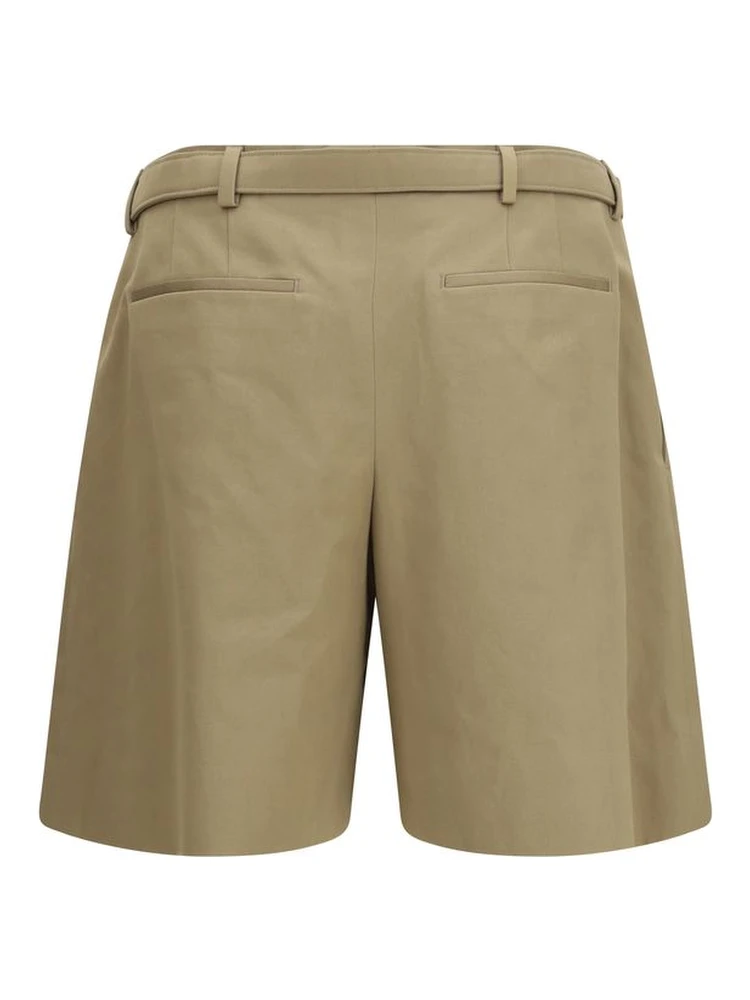 Beige Cotton Bermuda Shorts alternative