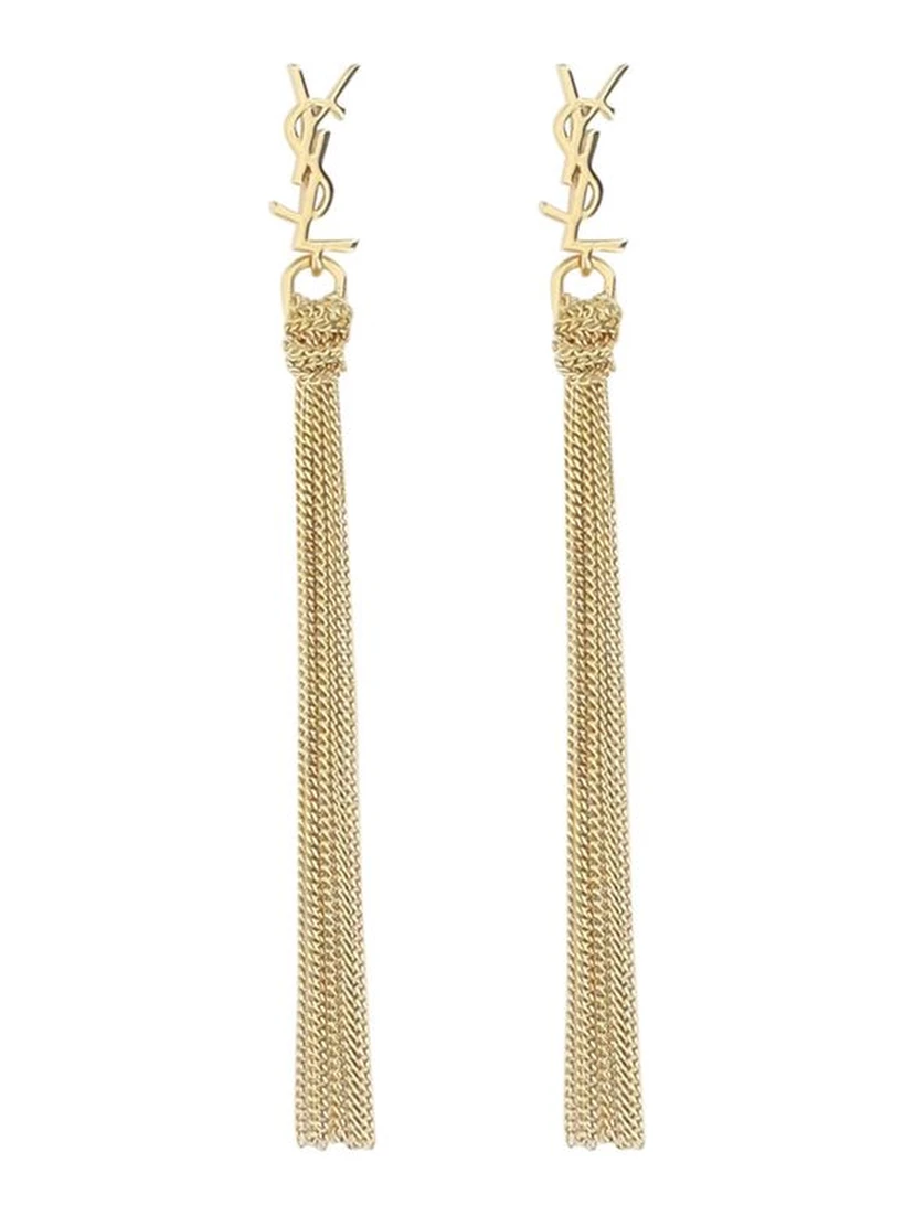 Gold Brass Earrings