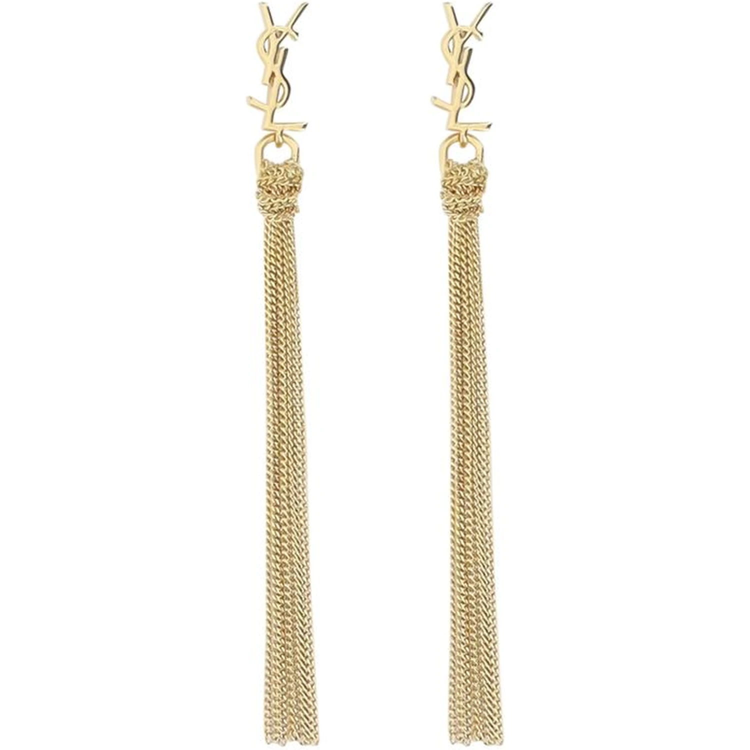 Gold Brass Earrings