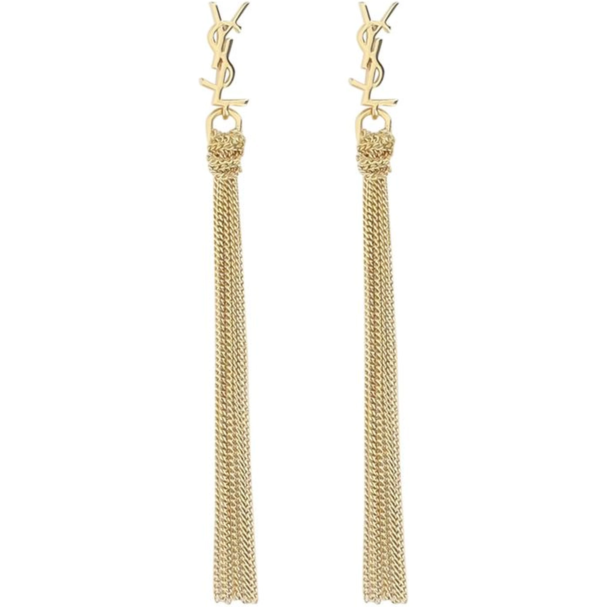 Gold Brass Earrings