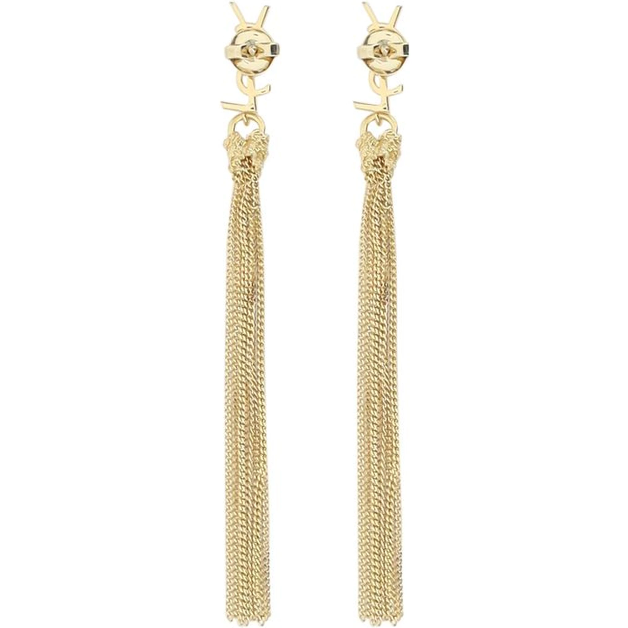 Gold Brass Earrings