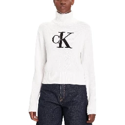 White Cotton Turtleneck