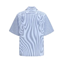 Blue Cotton Shortsleeve Shirt