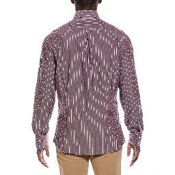Bicolor Cotton Pattern Shirt