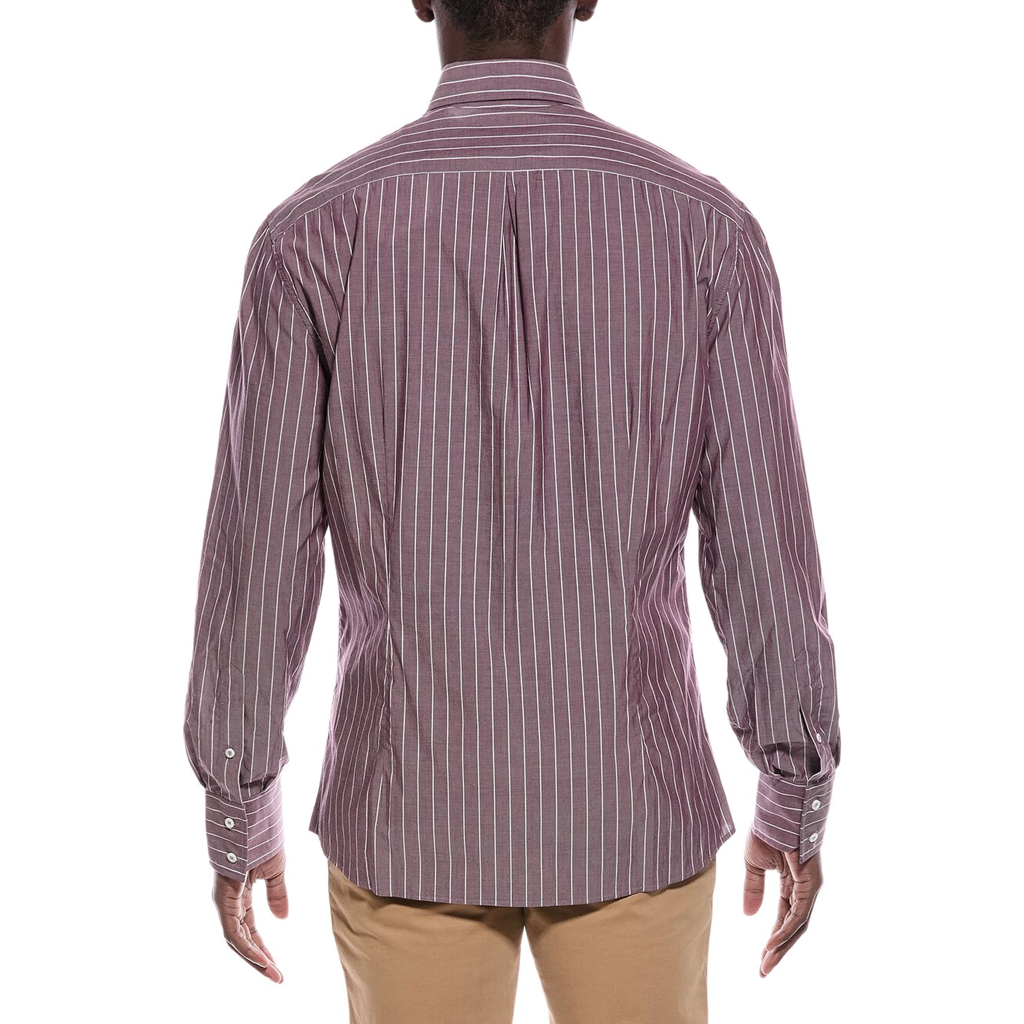 Bicolor Cotton Pattern Shirt