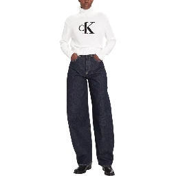 White Cotton Turtleneck