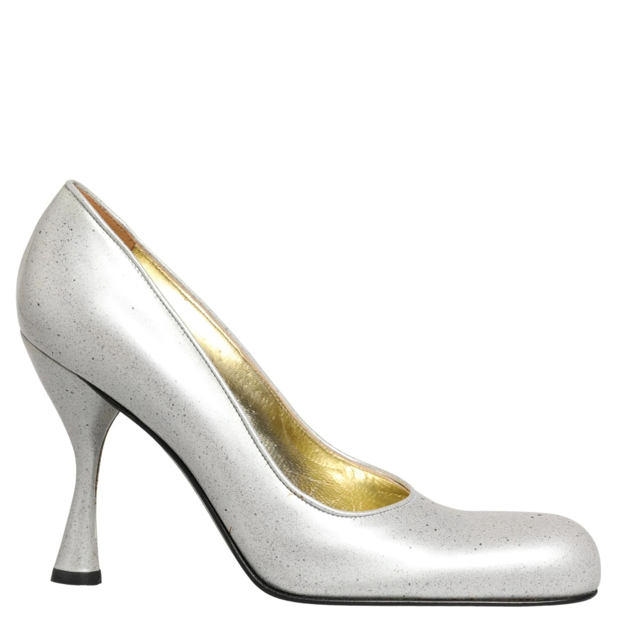 White Leather High Heels Women Pumps Shoes