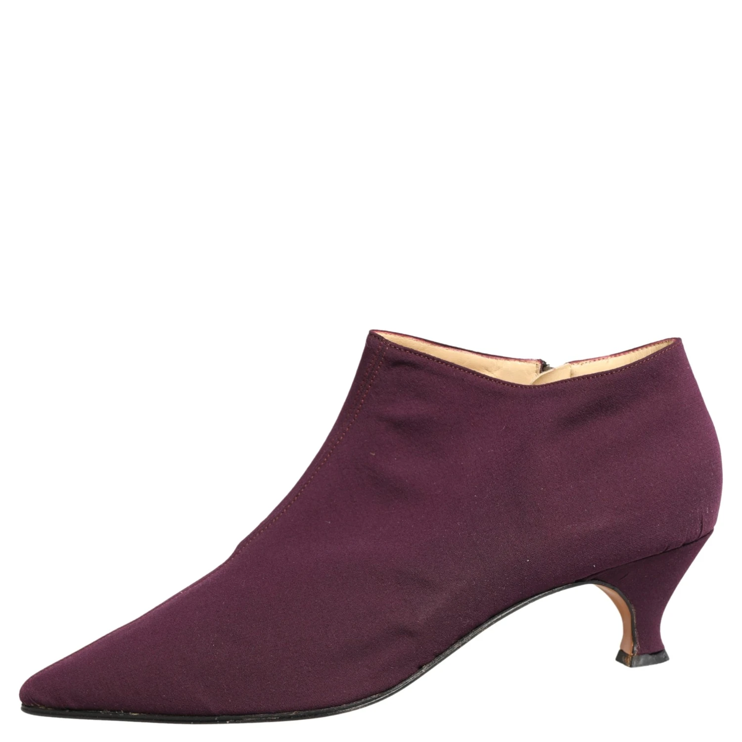 Purple Suede AnkleBoots Shoes