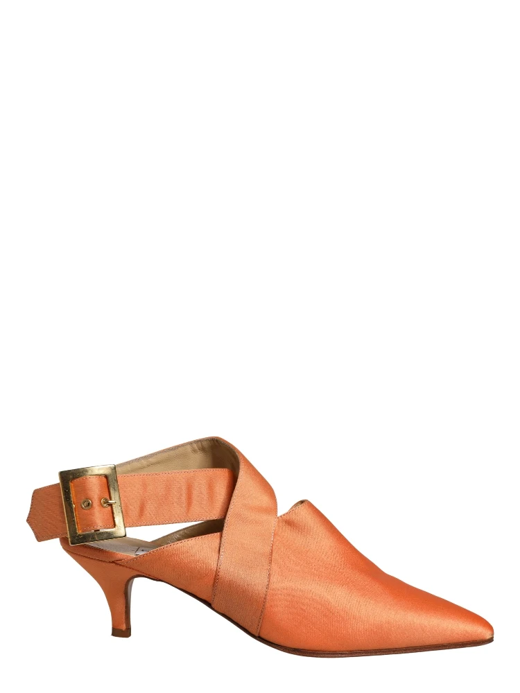 Orange Satin Sandals Shoes alternative
