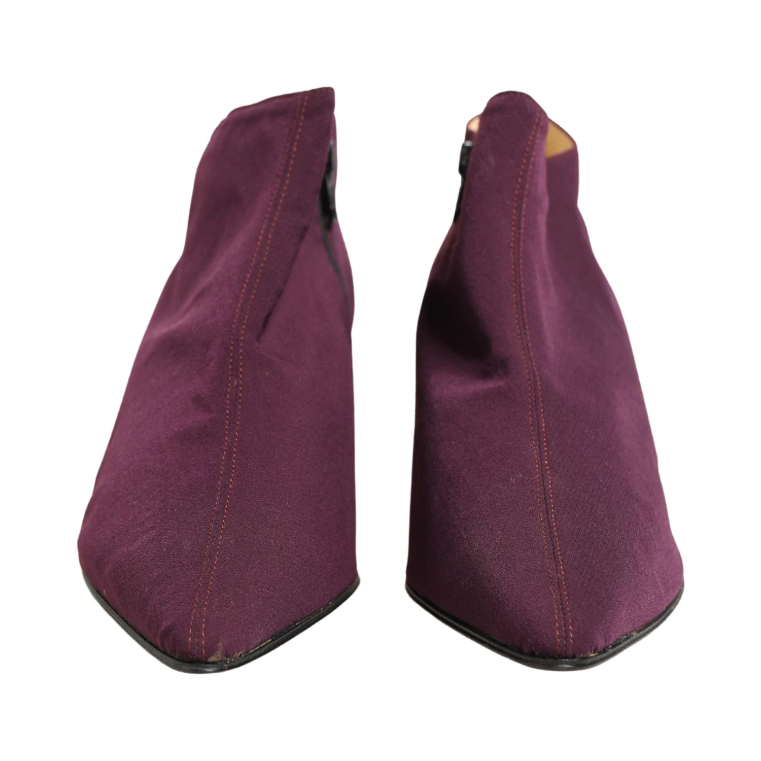 Purple Suede AnkleBoots Shoes