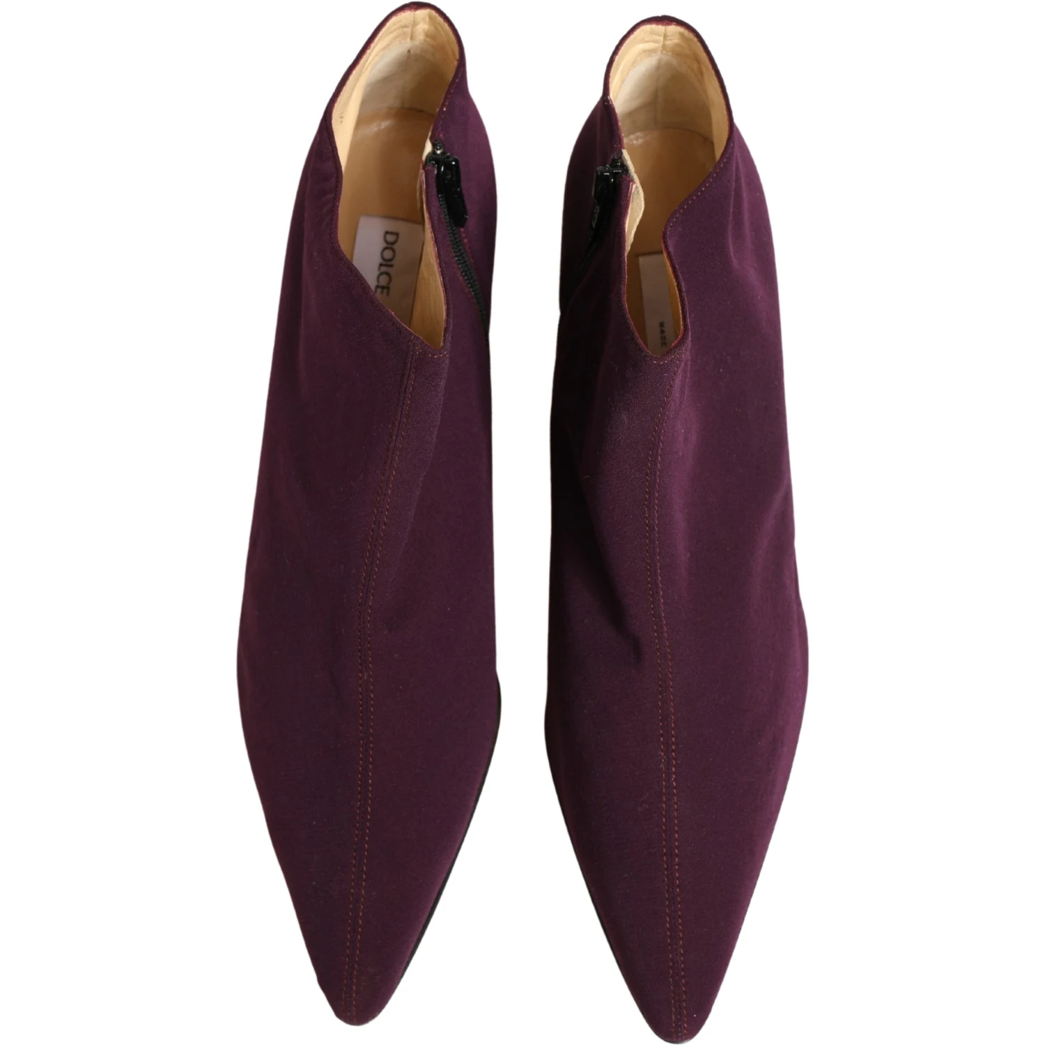 Purple Suede AnkleBoots Shoes