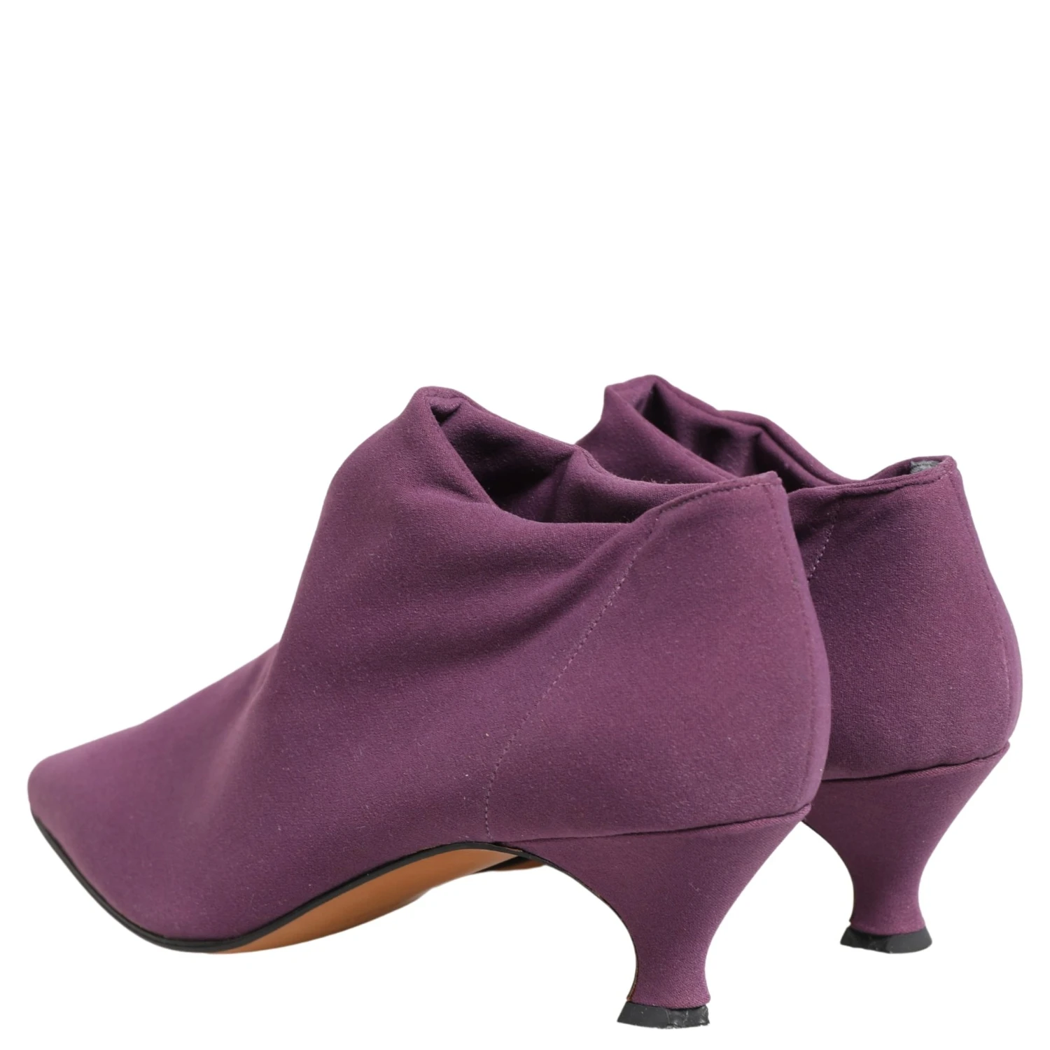 Shoes Purple Suede Ankle Boots Shoes