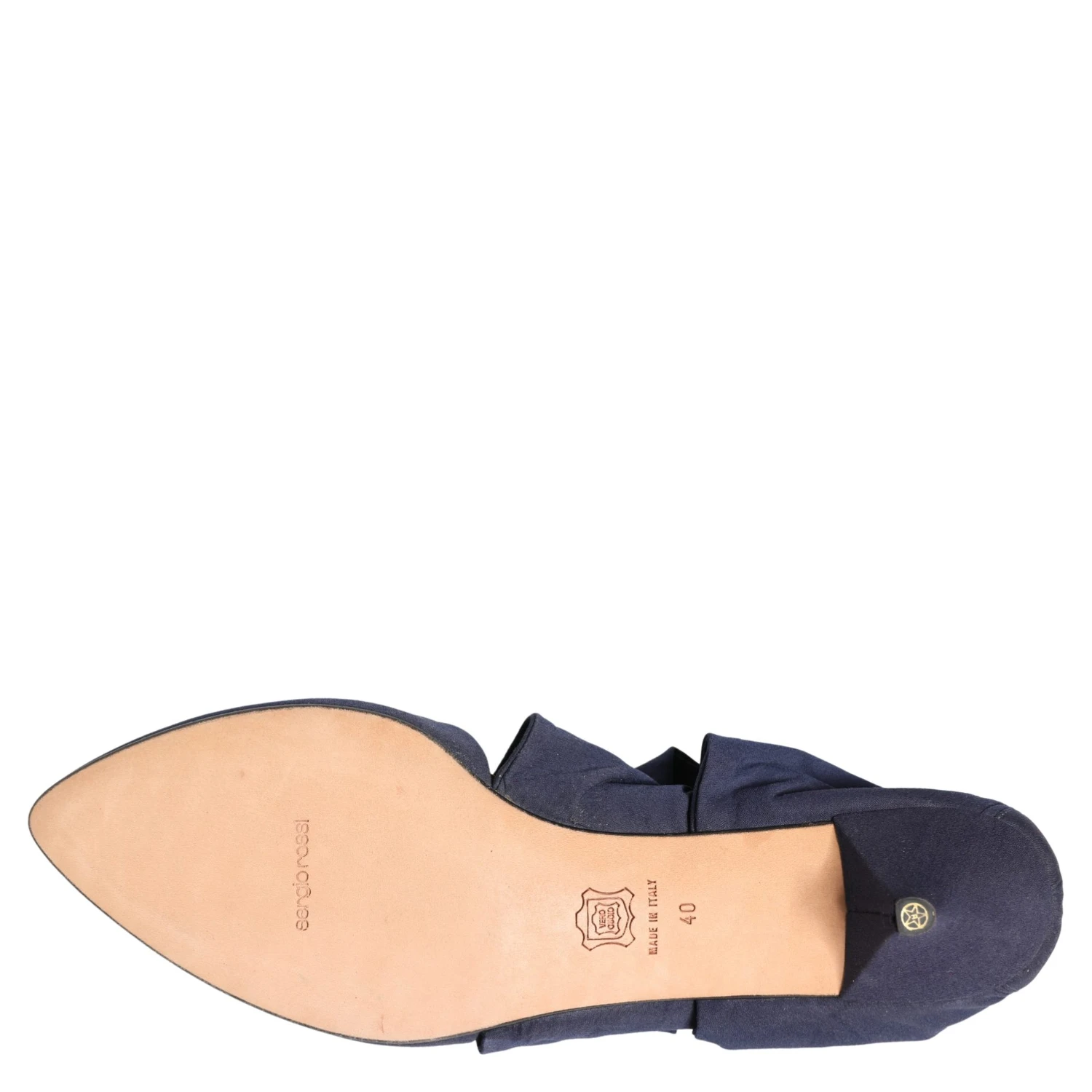 Blue Cotton Ankle Boots Shoes