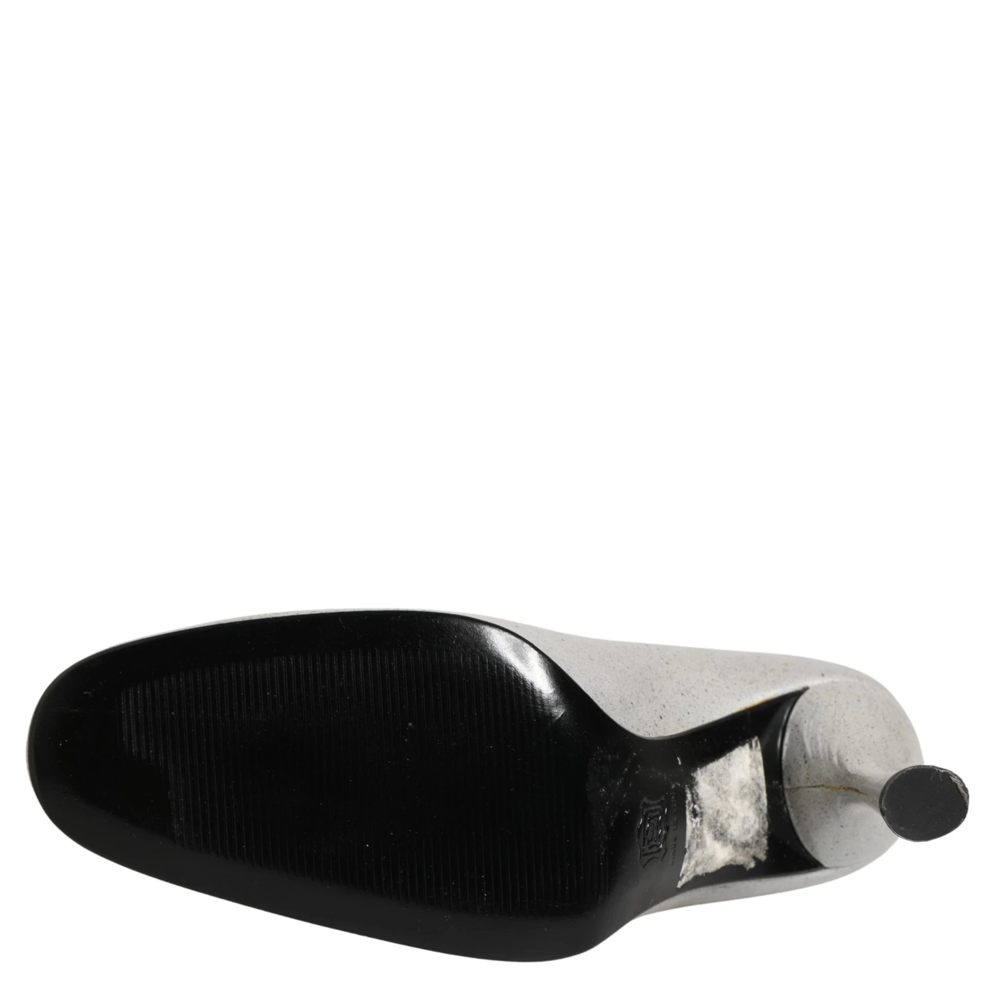 White Leather High Heels Women Pumps Shoes