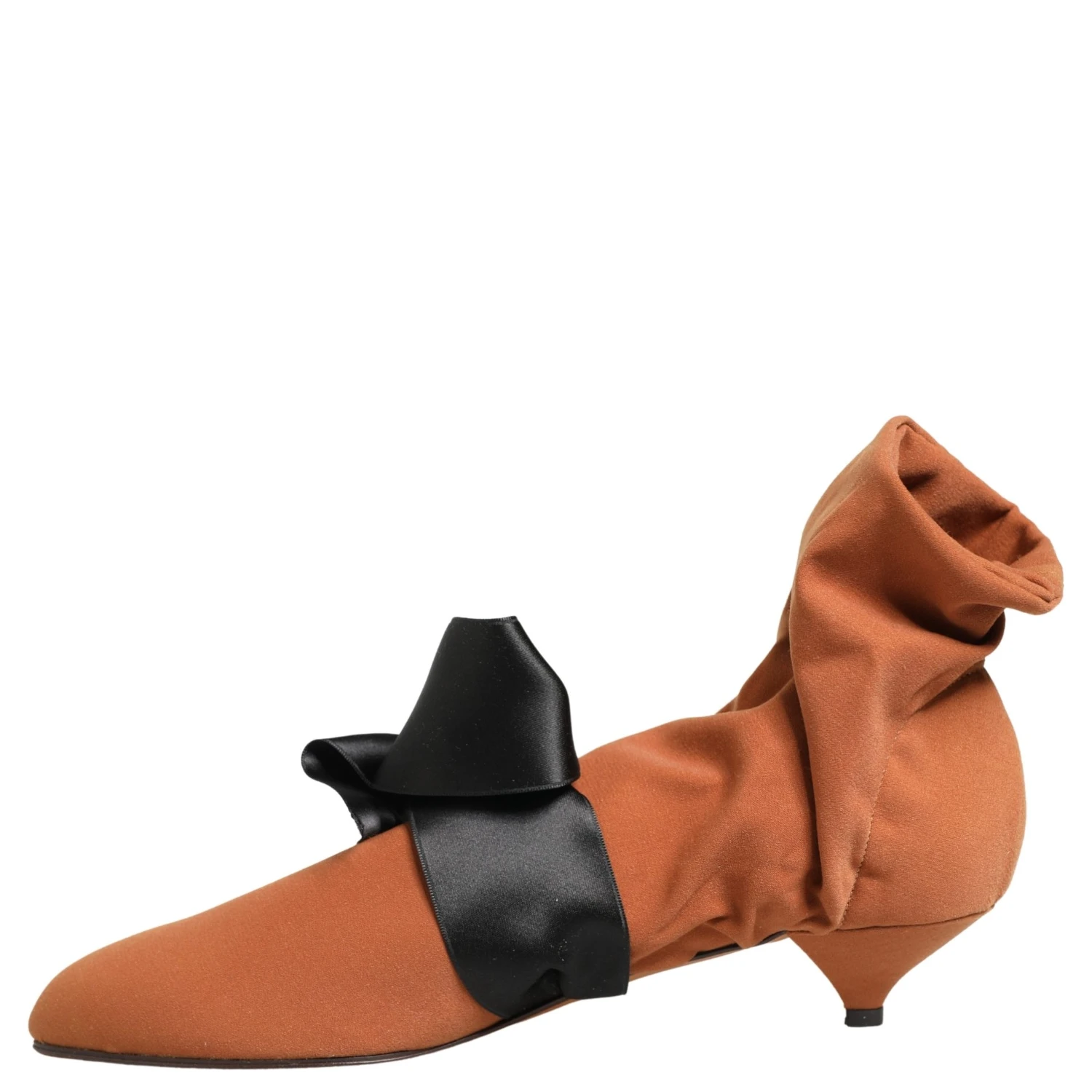Brown Black Suede Boots Shoes