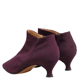 Purple Suede AnkleBoots Shoes