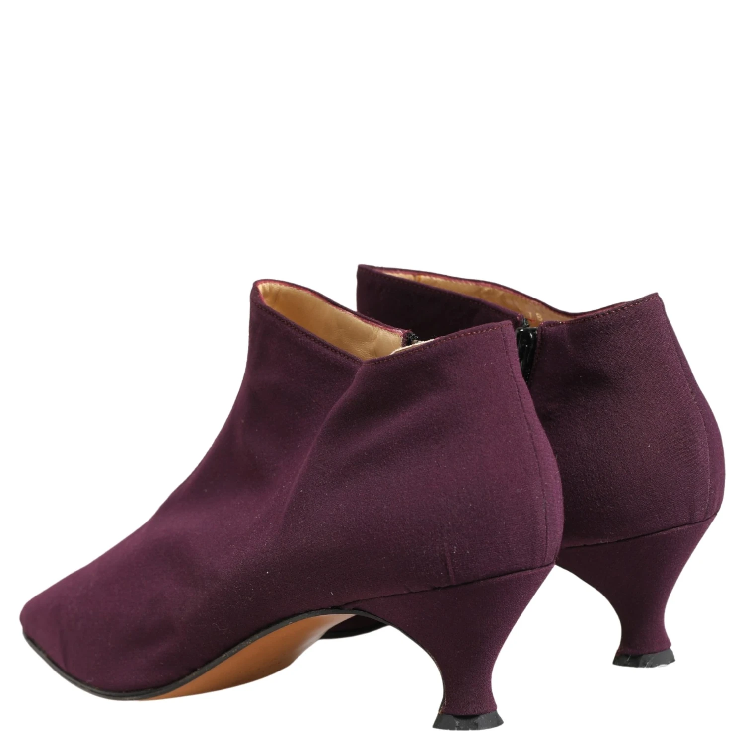 Purple Suede AnkleBoots Shoes