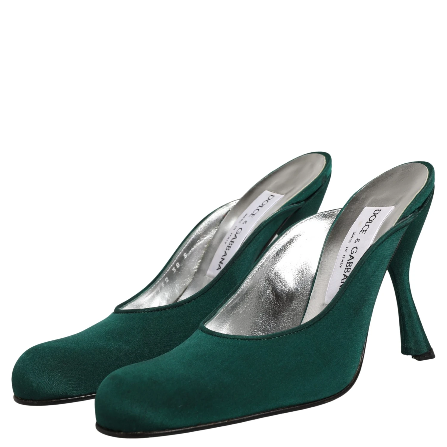 Green Suede Leather High Heel Pumps Shoes