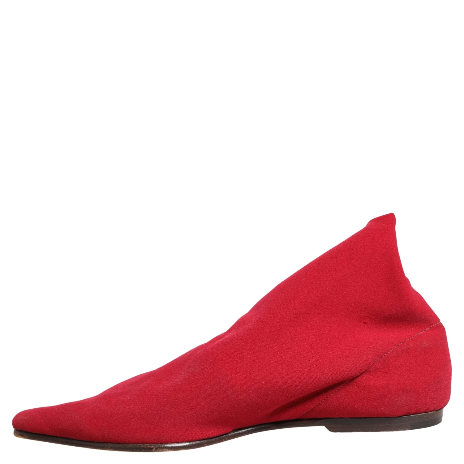 Red Suede Ankle Boots Shoes