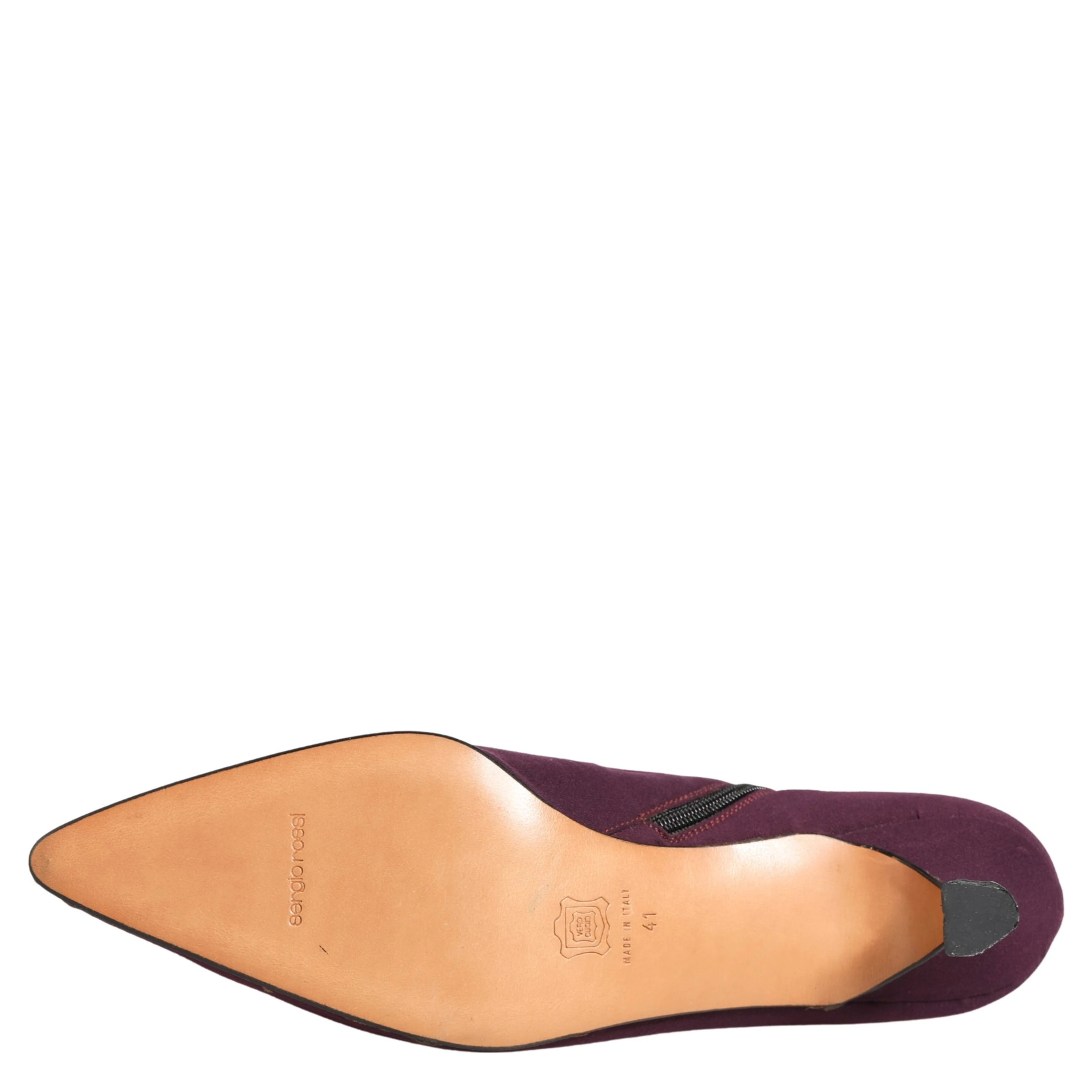 Purple Suede AnkleBoots Shoes