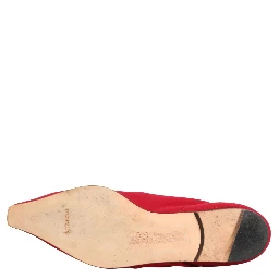 Red Suede Ankle Boots Shoes