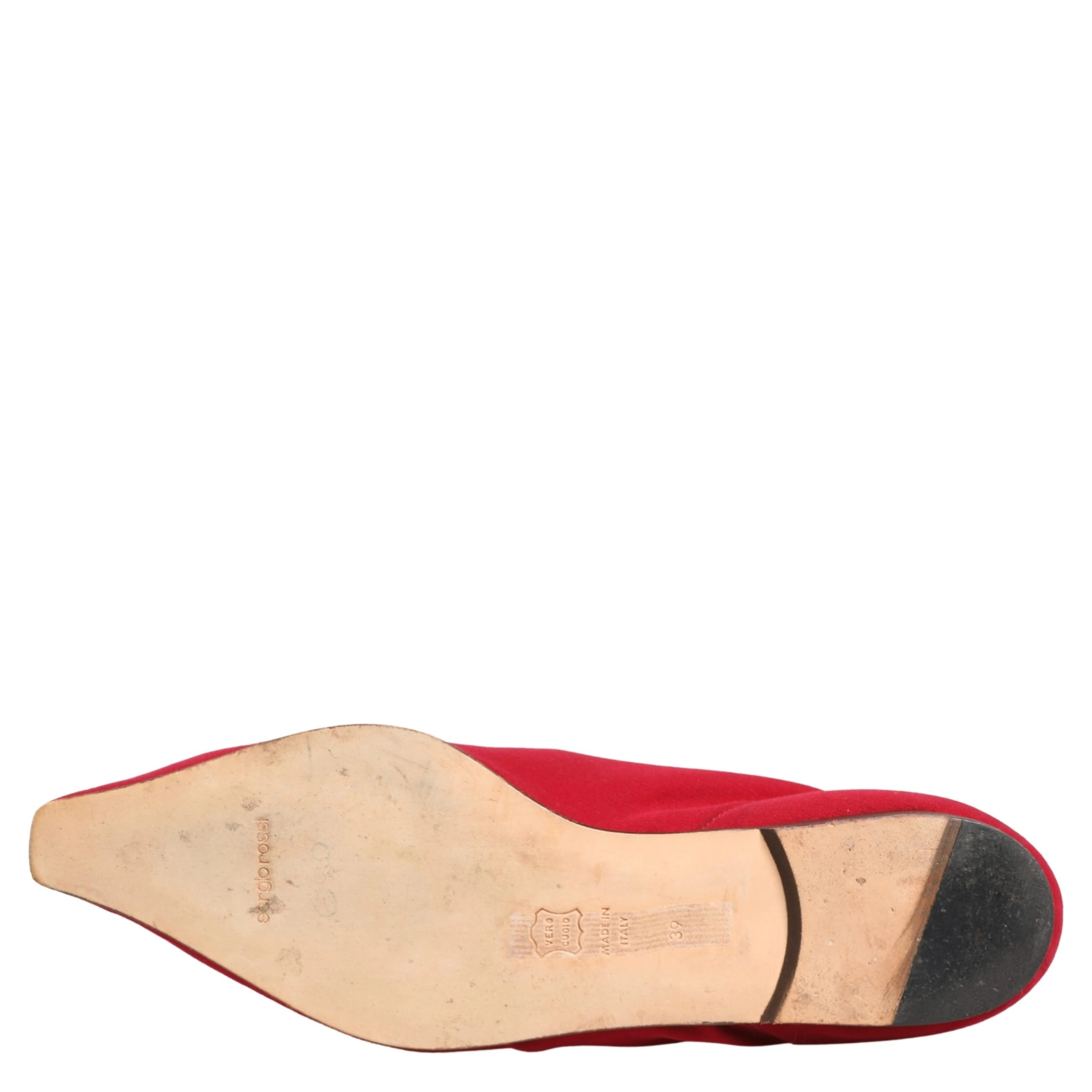 Red Suede Ankle Boots Shoes