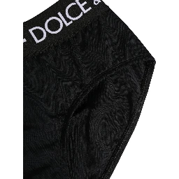 Black Nylon Stretch Coulotte Panty Underwear