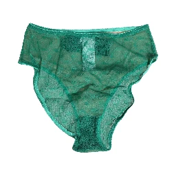Green Lace Nylon DG Lingerie Panty Brief Underwear