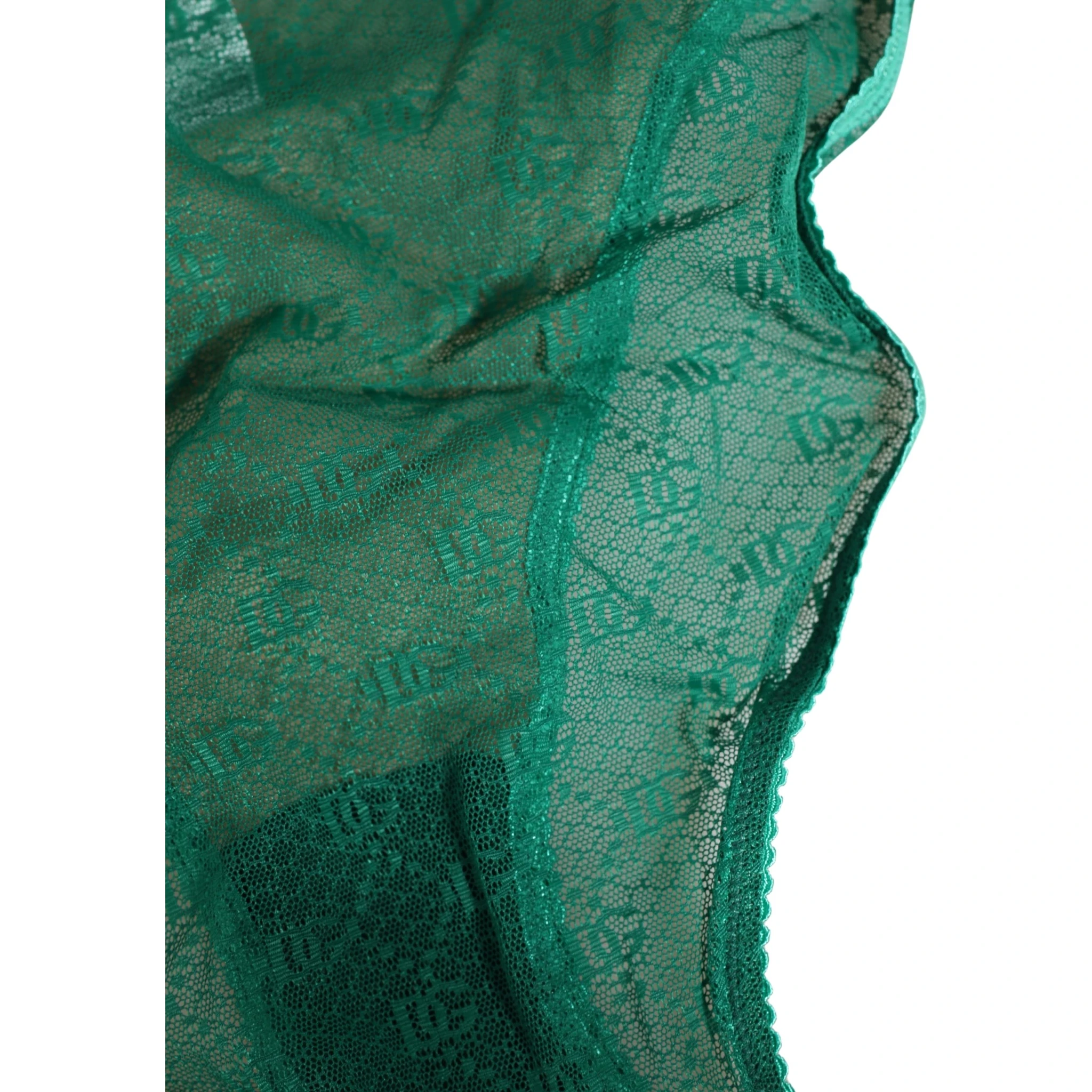 Green Lace Nylon DG Lingerie Panty Brief Underwear